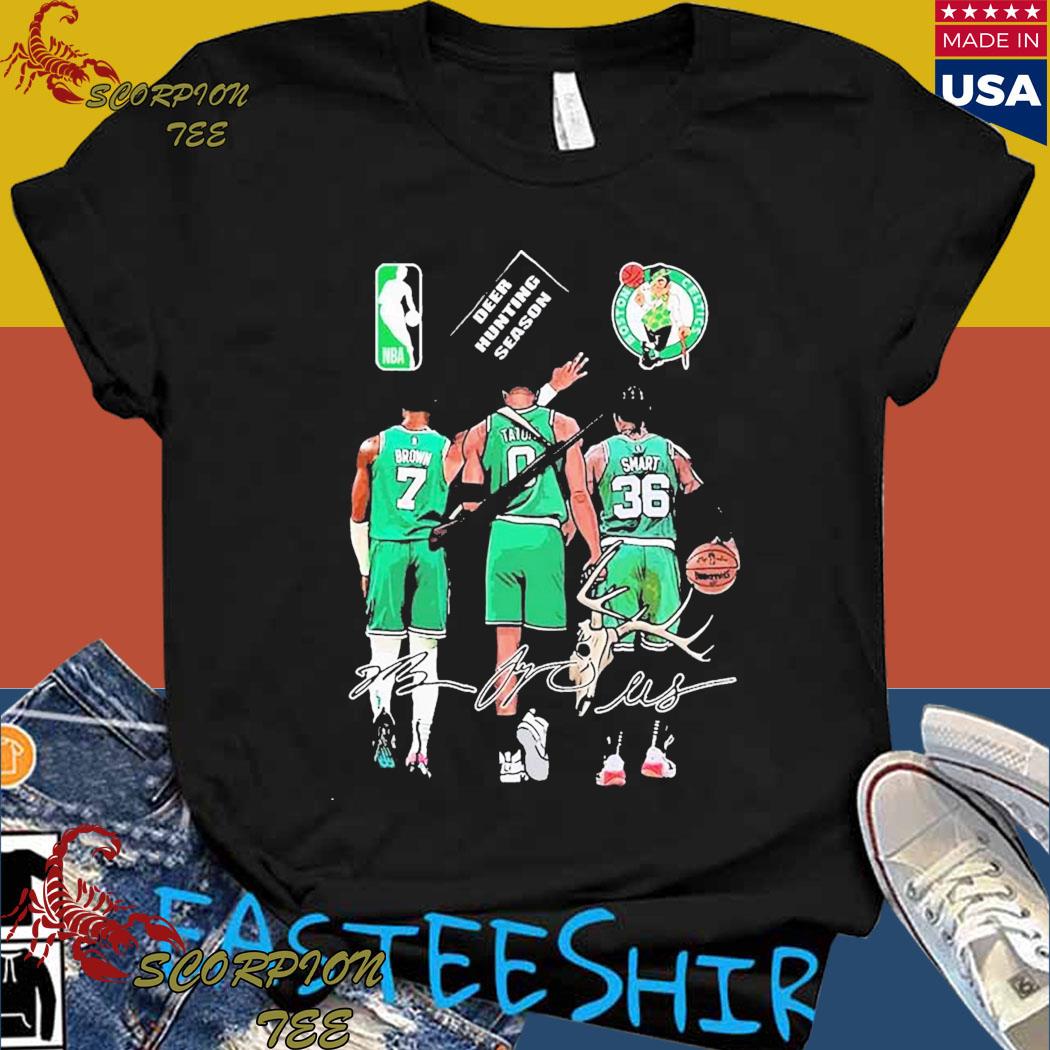 Jayson Tatum Jaylen Brown Marcus Smart tee Boston Celtics Star Players  T-Shirt