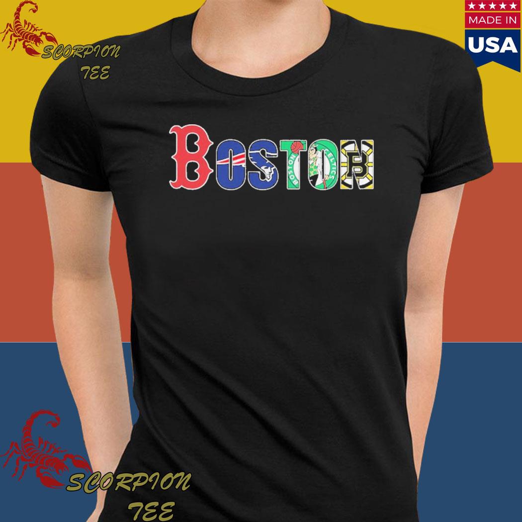 Boston Red Sox New England Patriots Celtics Bruins shirt - Kingteeshop