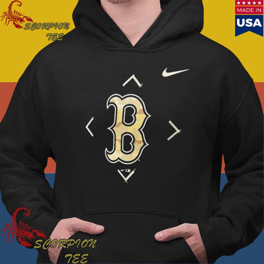 Official boston red sox nike camo logo 2023 T-shirt, hoodie, tank top,  sweater and long sleeve t-shirt