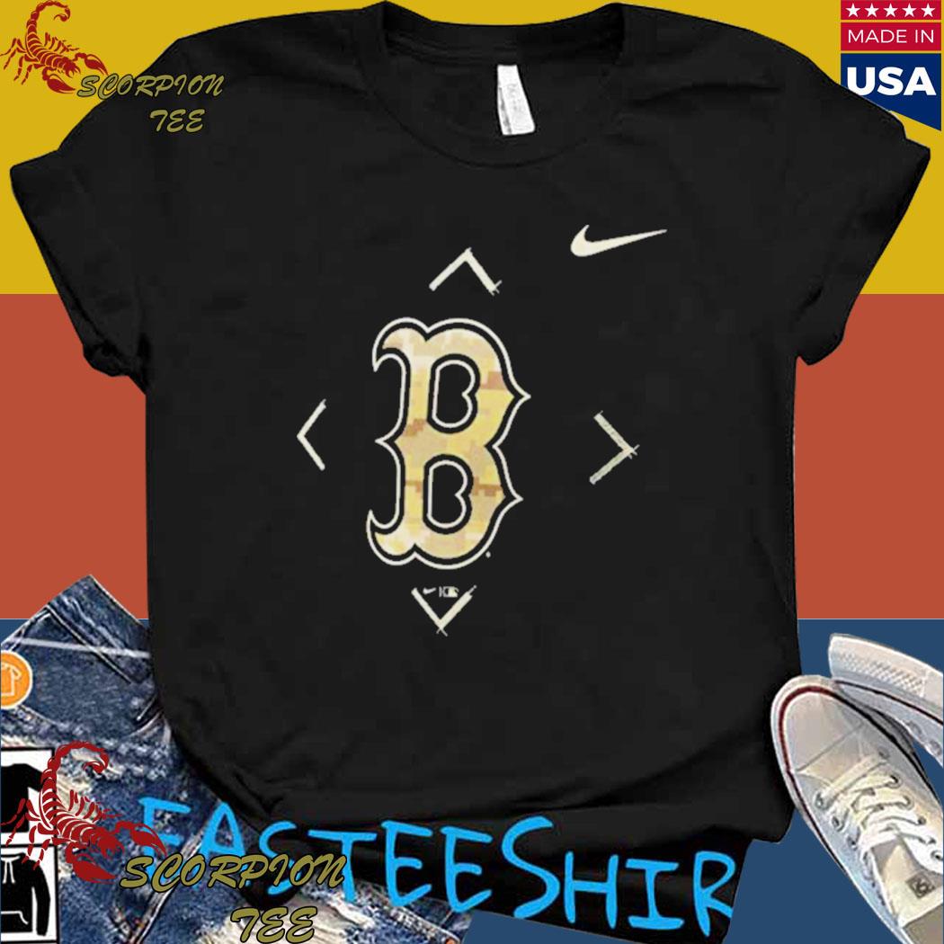 Official boston red sox nike camo logo 2023 T-shirt, hoodie, tank top,  sweater and long sleeve t-shirt
