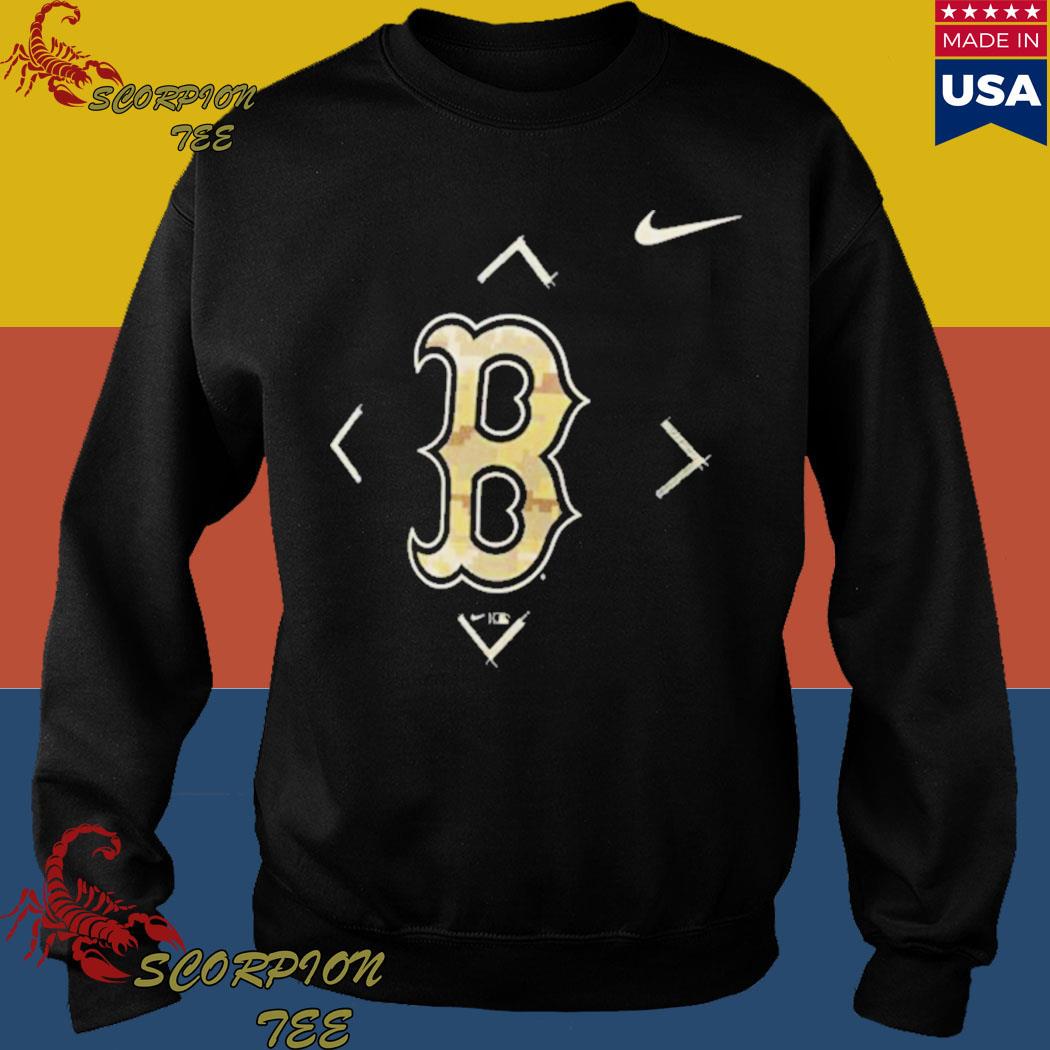 Nike, Shirts, Boston Red Sox Nike Check Hoodie