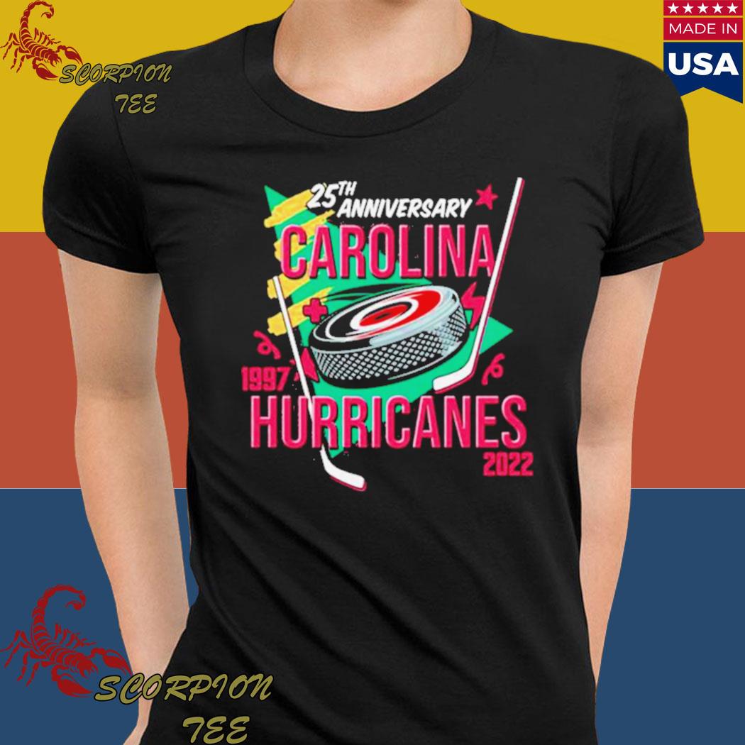 Official Carolina Hurricanes 25th Anniversary 1997 2023 Checkered Flag 90s  Shirt, hoodie, sweater, long sleeve and tank top