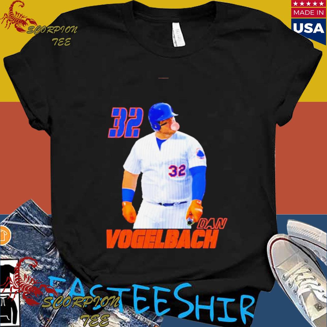 Official daniel vogelbach 32 new york mets blowing gum T-shirt