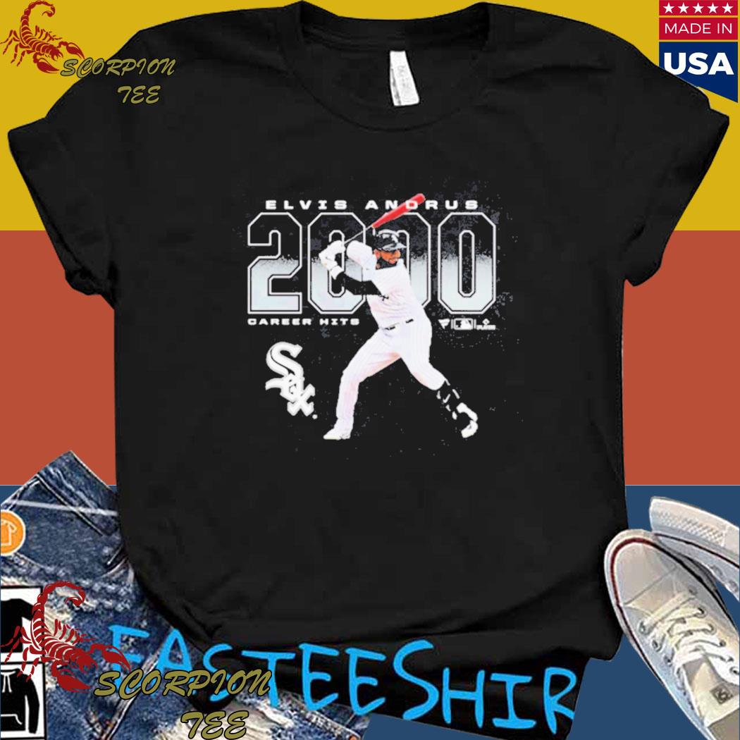 Official elvis andrus chicago white sox 2000 hits shirt, hoodie