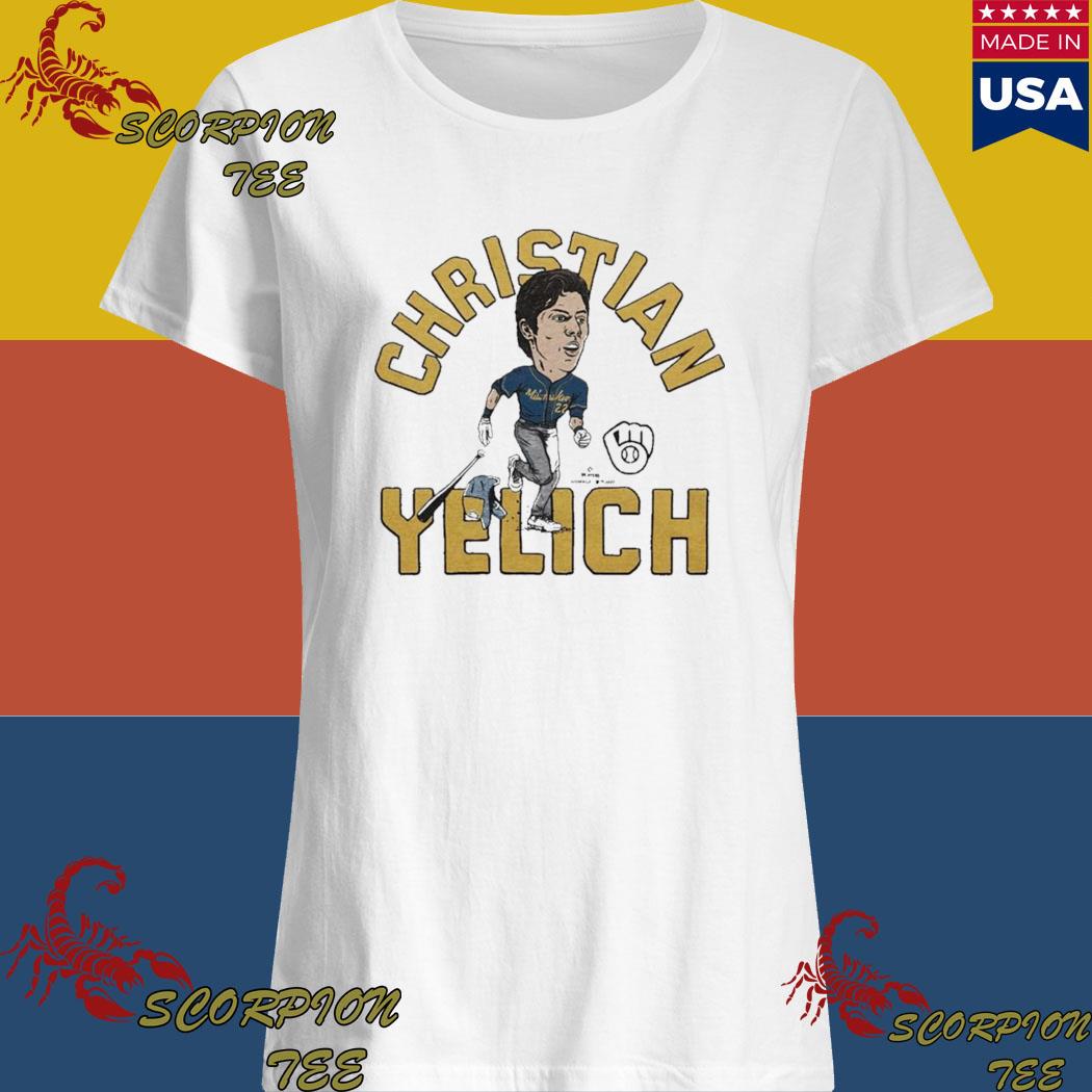 Official christian yelich milwaukee brewers T-shirt, hoodie, tank top,  sweater and long sleeve t-shirt