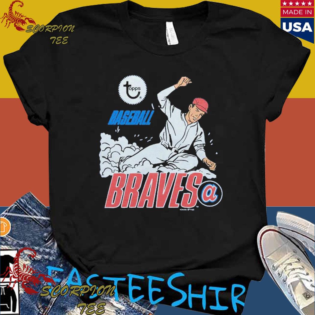 Official mLB x Topps Atlanta Braves shirt, hoodie, sweater, long sleeve and  tank top