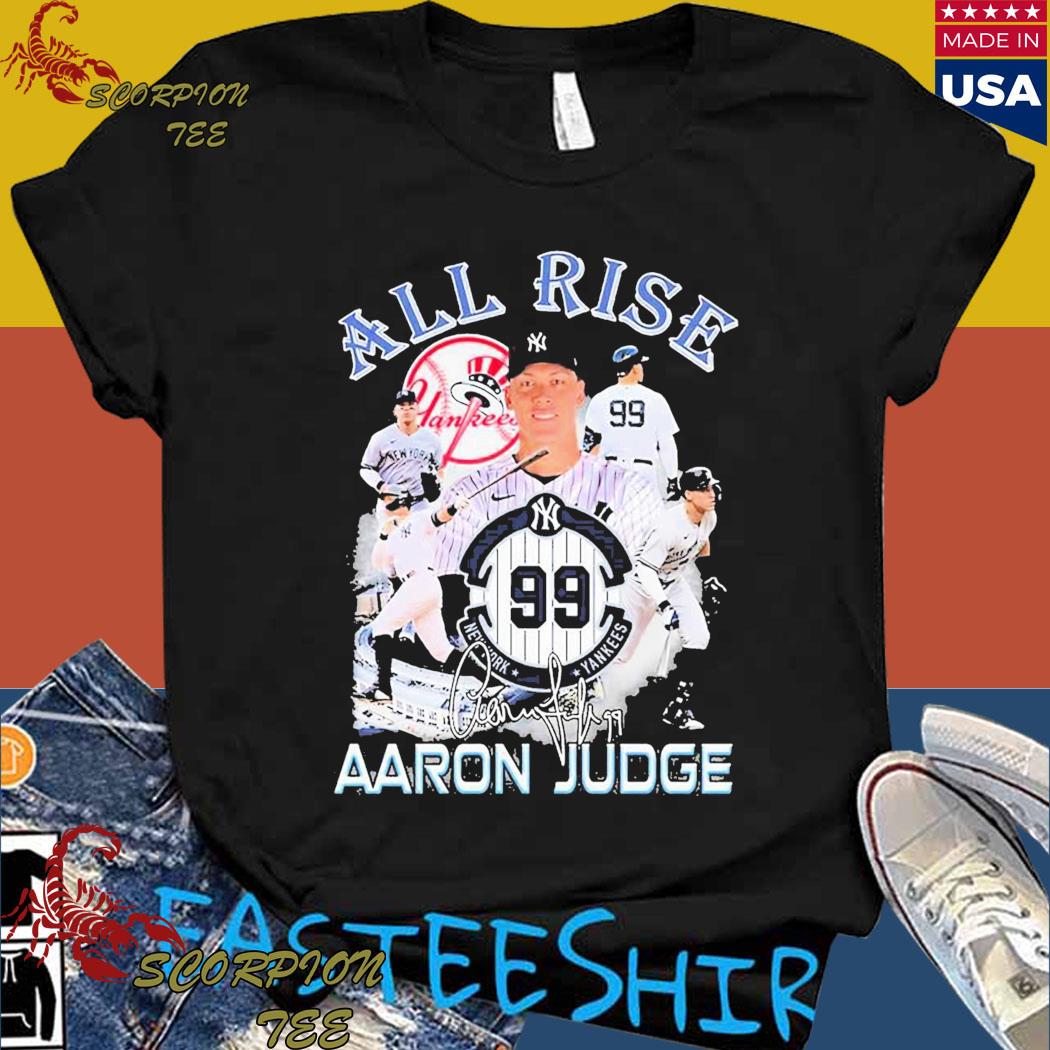 New York Yankees Aaron Judge Name & Number Graphic Long Sleeve T