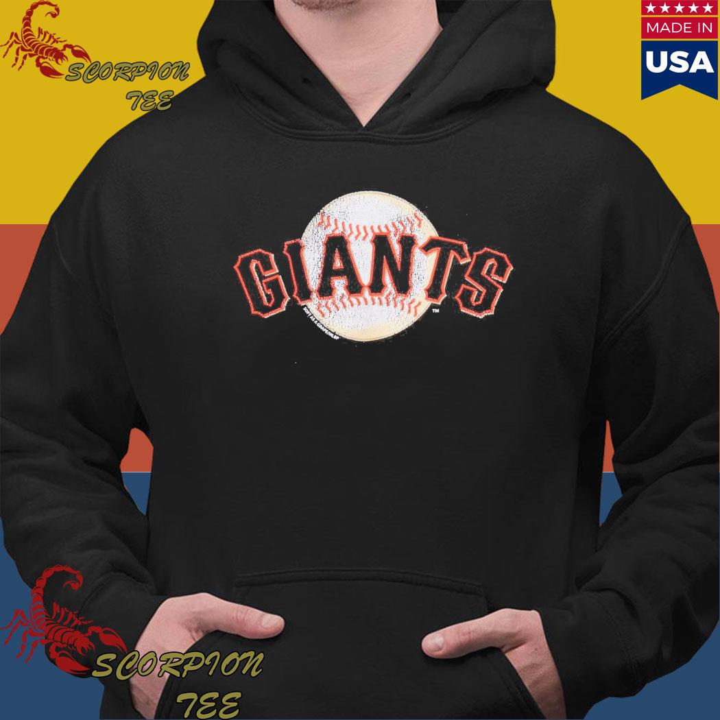 Official san francisco giants youth distressed logo baseball T