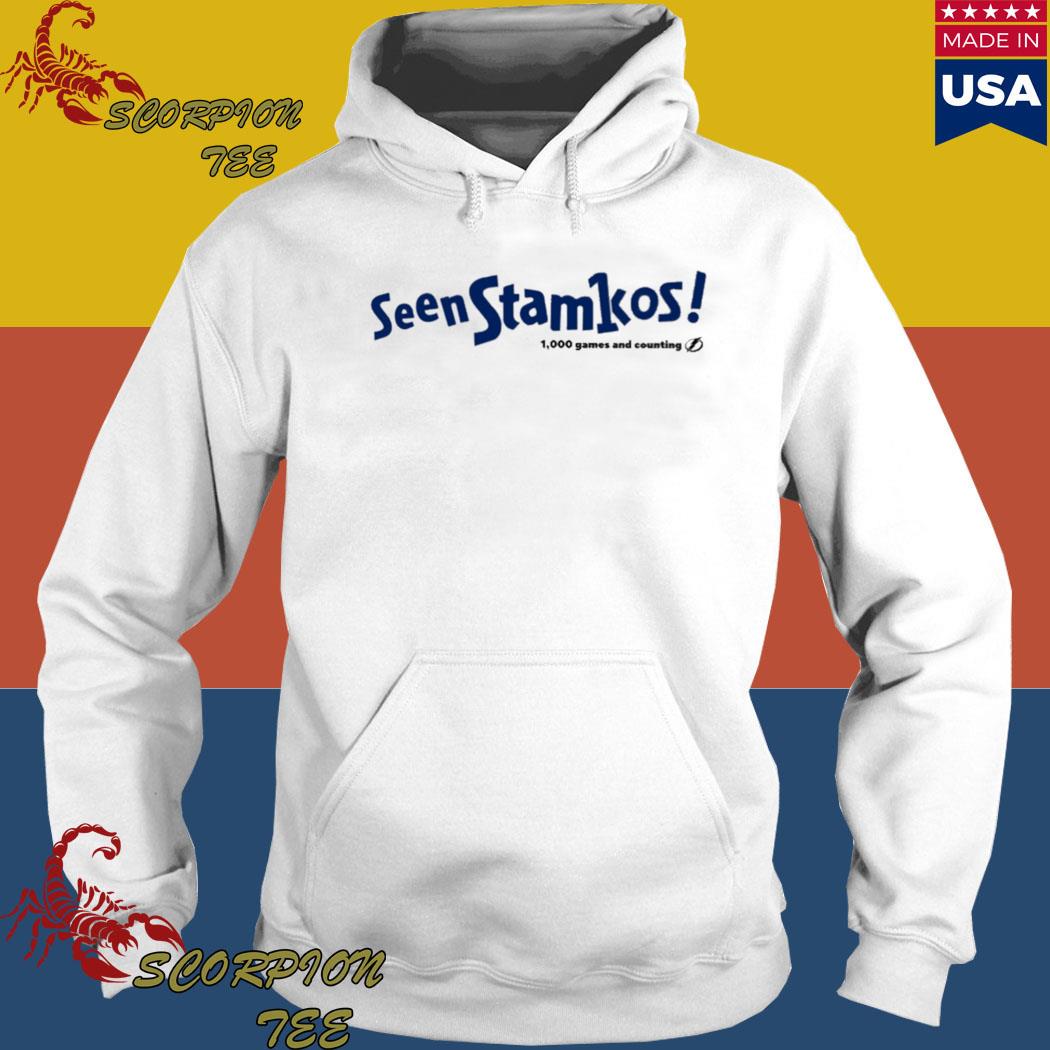 Awesome seen Stamkos 1000 Games And Counting shirt, hoodie, sweater, long  sleeve and tank top