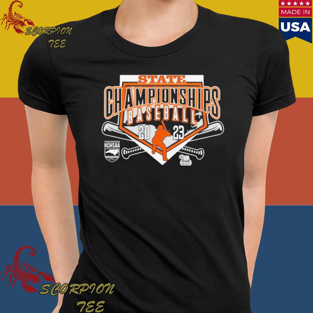 State champions baseball 2023 nchsaa north carolina high school T-shirt,  hoodie, sweater, long sleeve and tank top