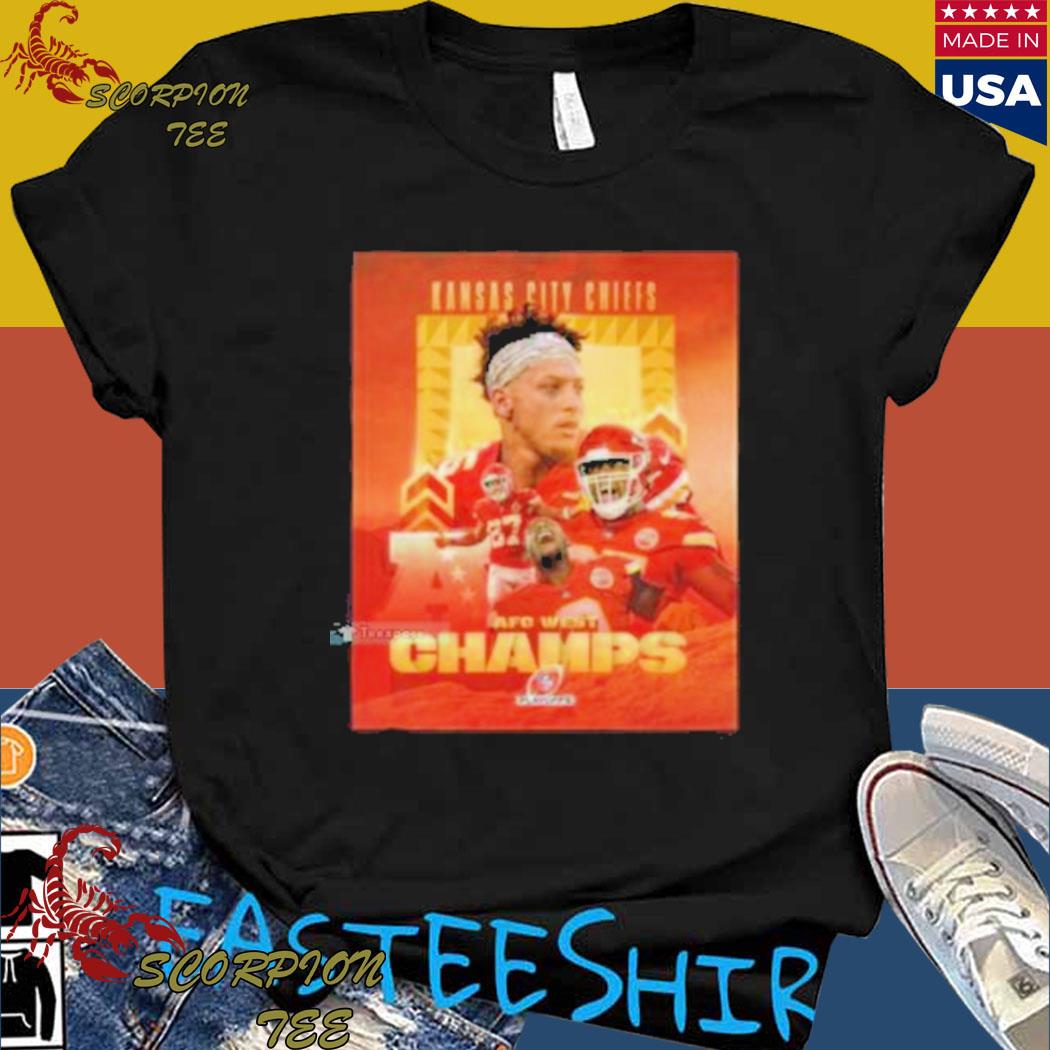 Win 2022 AFC west champ NFL playoff Kansas city Chiefs T-shirt