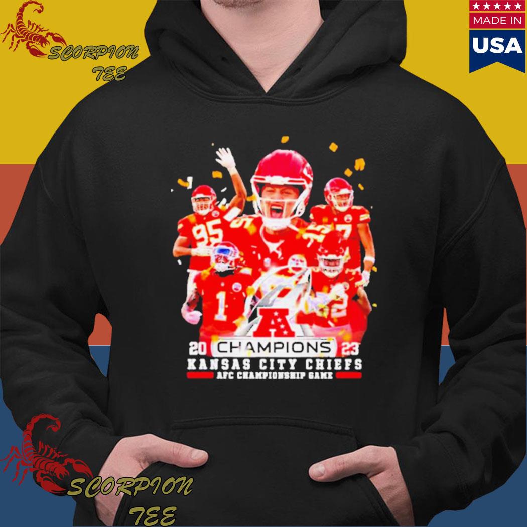 2023 Champions Team Kansas City Chiefs AFC Championship Game Shirt