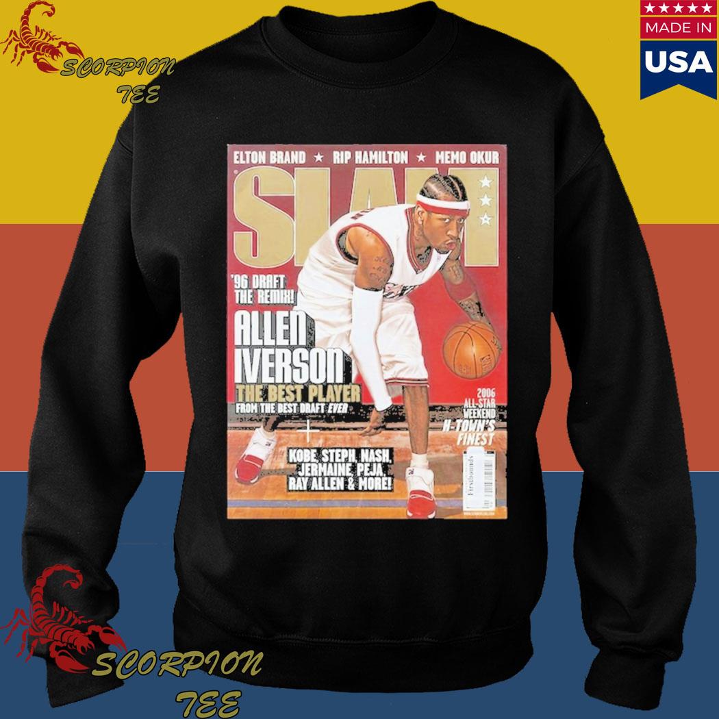 Official allen iverson the best player from the best draft ever slam Kobe  steph nash jerMaine peja ray allen and hore T-shirt, hoodie, tank top,  sweater and long sleeve t-shirt