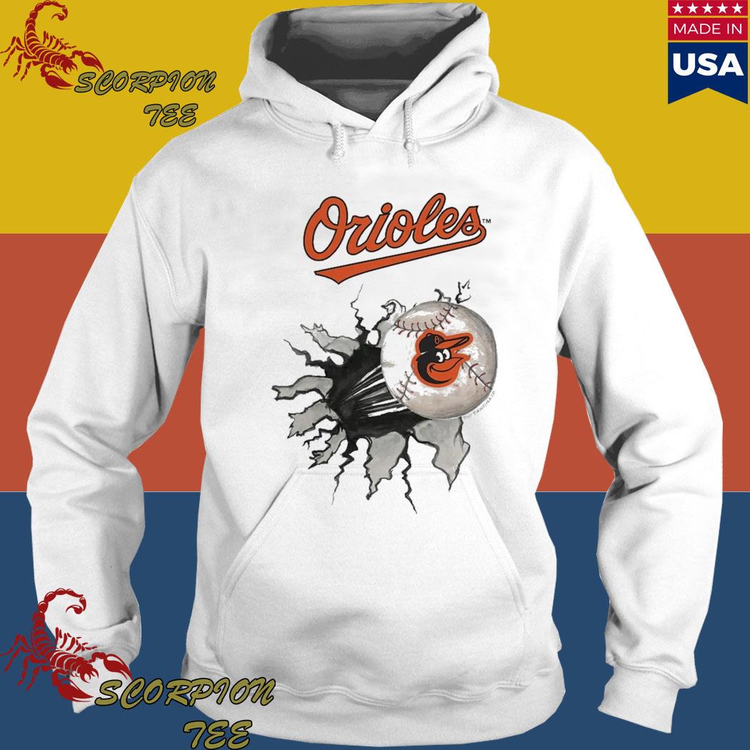 Baltimore Orioles Tiny Turnip Youth Baseball Tear T-Shirts, hoodie