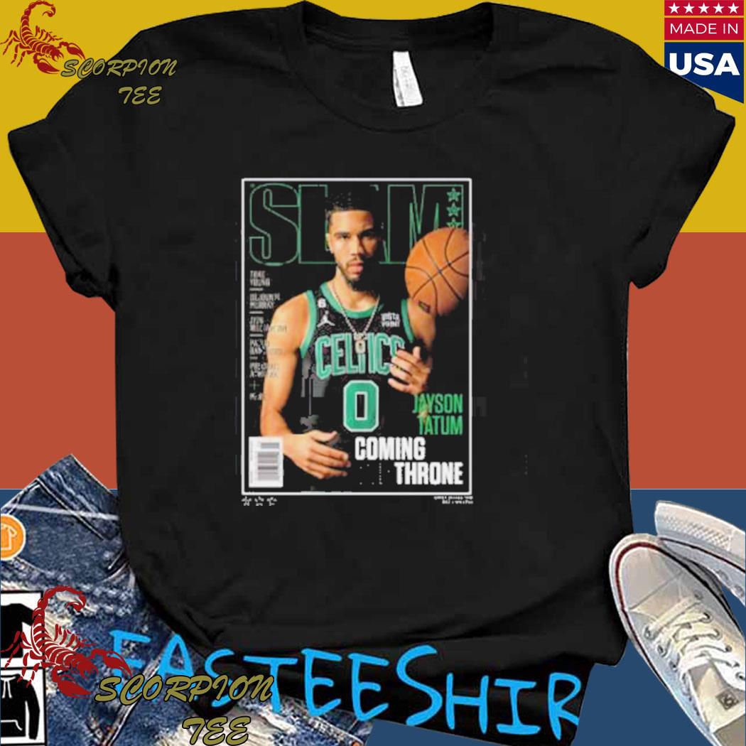 Slam Cover Boston Celtics Jayson Tatum Coming for the Throne Tee