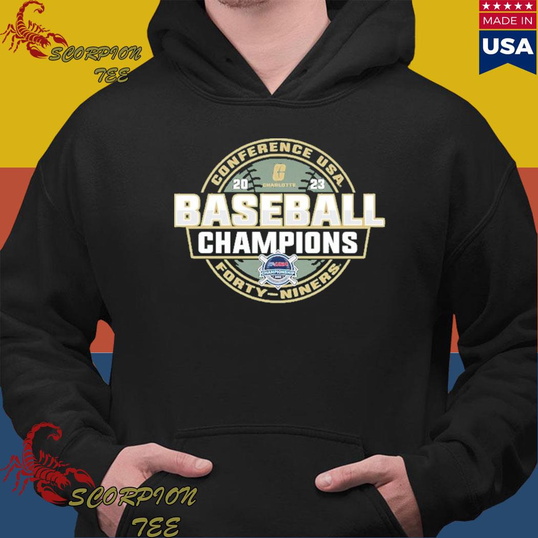 2023 Division I Champions Baseball Charlotte 49ers Baseball Shirt