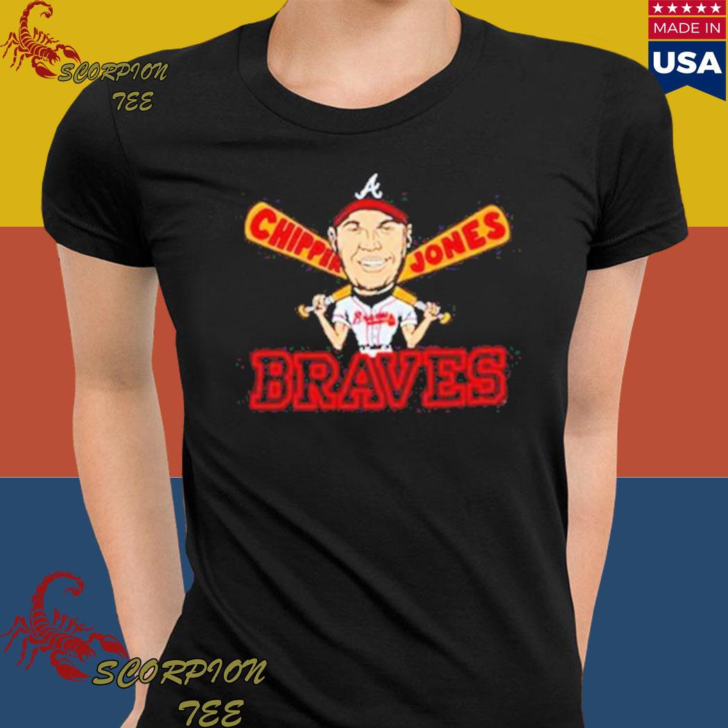 Chipper Jones 10 Atlanta Braves signature baseball shirt, hoodie