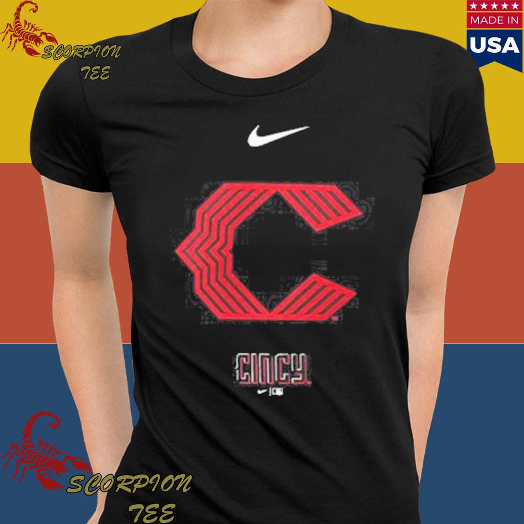 Cincinnati Reds Nike Women's Logo T-Shirt - Red