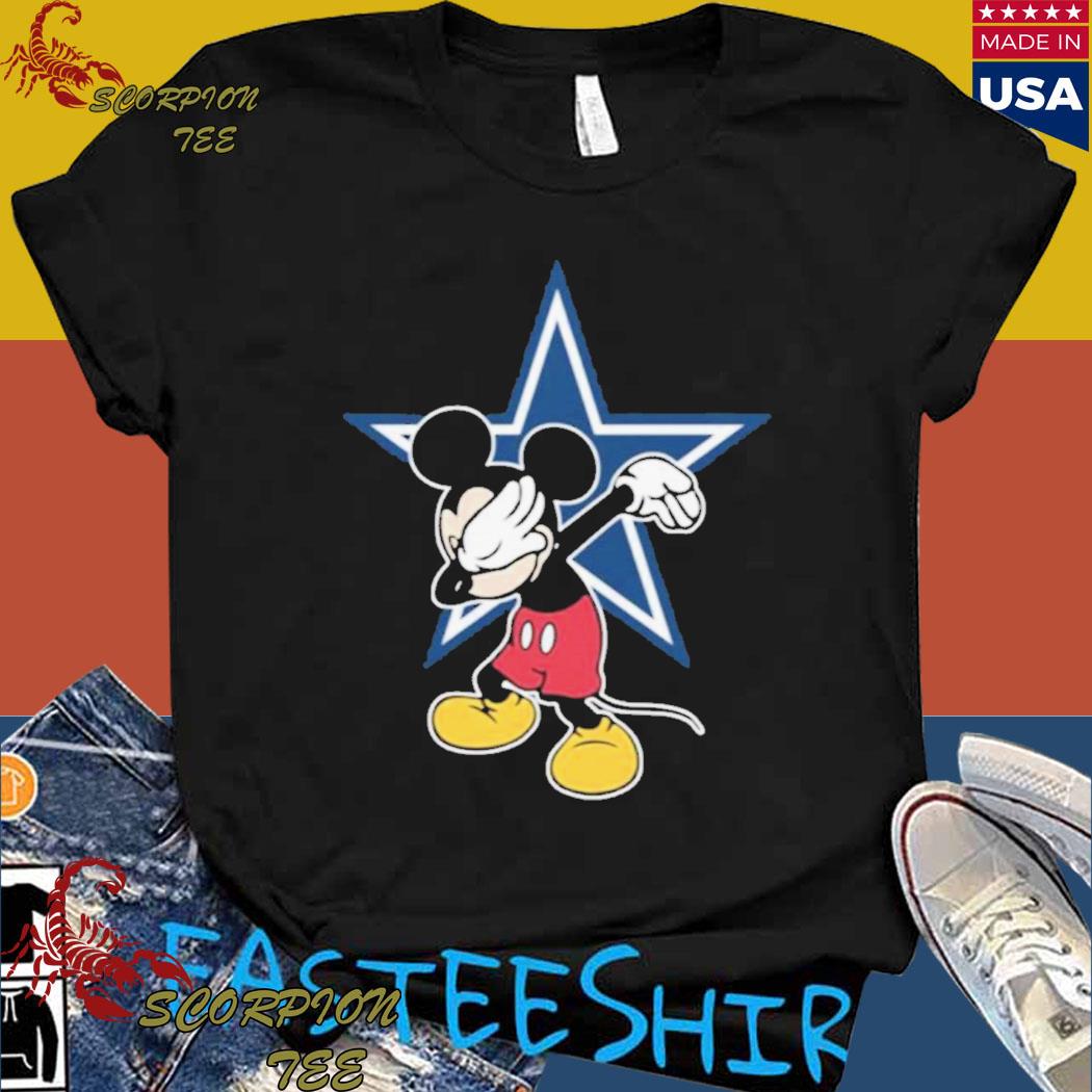 Dallas Cowboys NFL Football Dabbing Mickey Disney Sports T Shirt