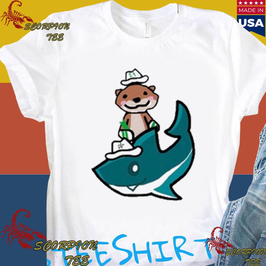 Eletees Dallas Stars San Jose Sharks Jake Otter Stan Shark Shirt