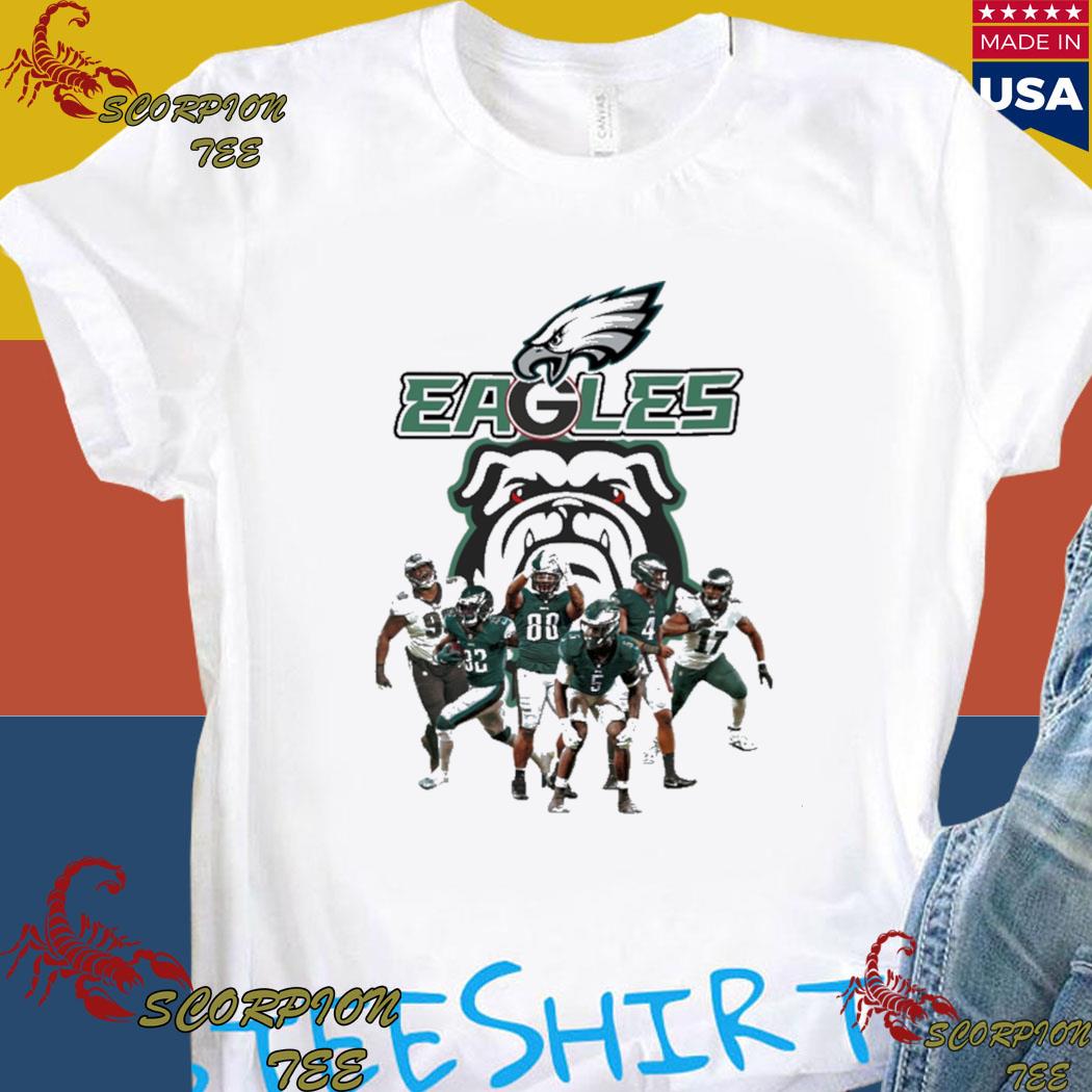 Eagles Dawgs Philadelphia Eagles and Georgia Bulldogs players 2023 T-shirt,  hoodie, sweater, long sleeve and tank top