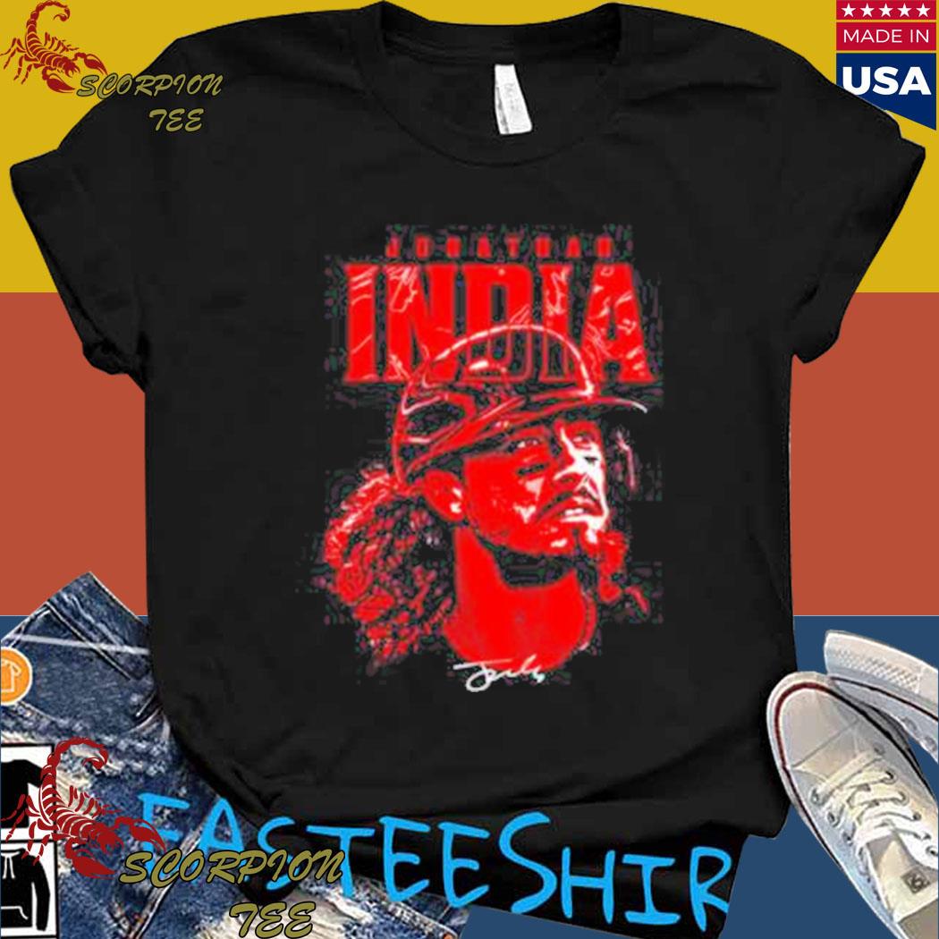 Official jonathan India Face Cincinnati Baseball T-Shirt, hoodie, tank top,  sweater and long sleeve t-shirt