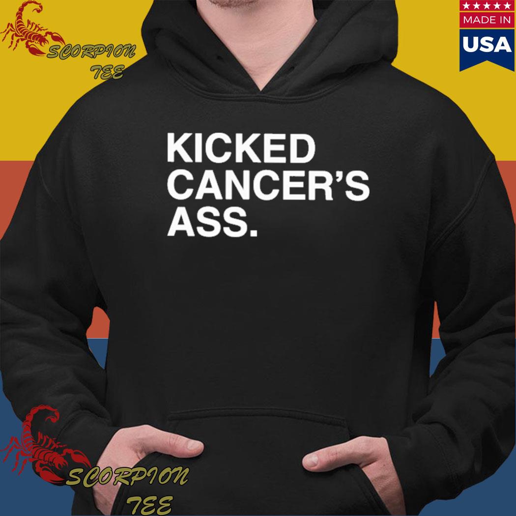 Official Liam hendriks wearing kicked cancer's ass t-shirt, hoodie,  sweater, long sleeve and tank top