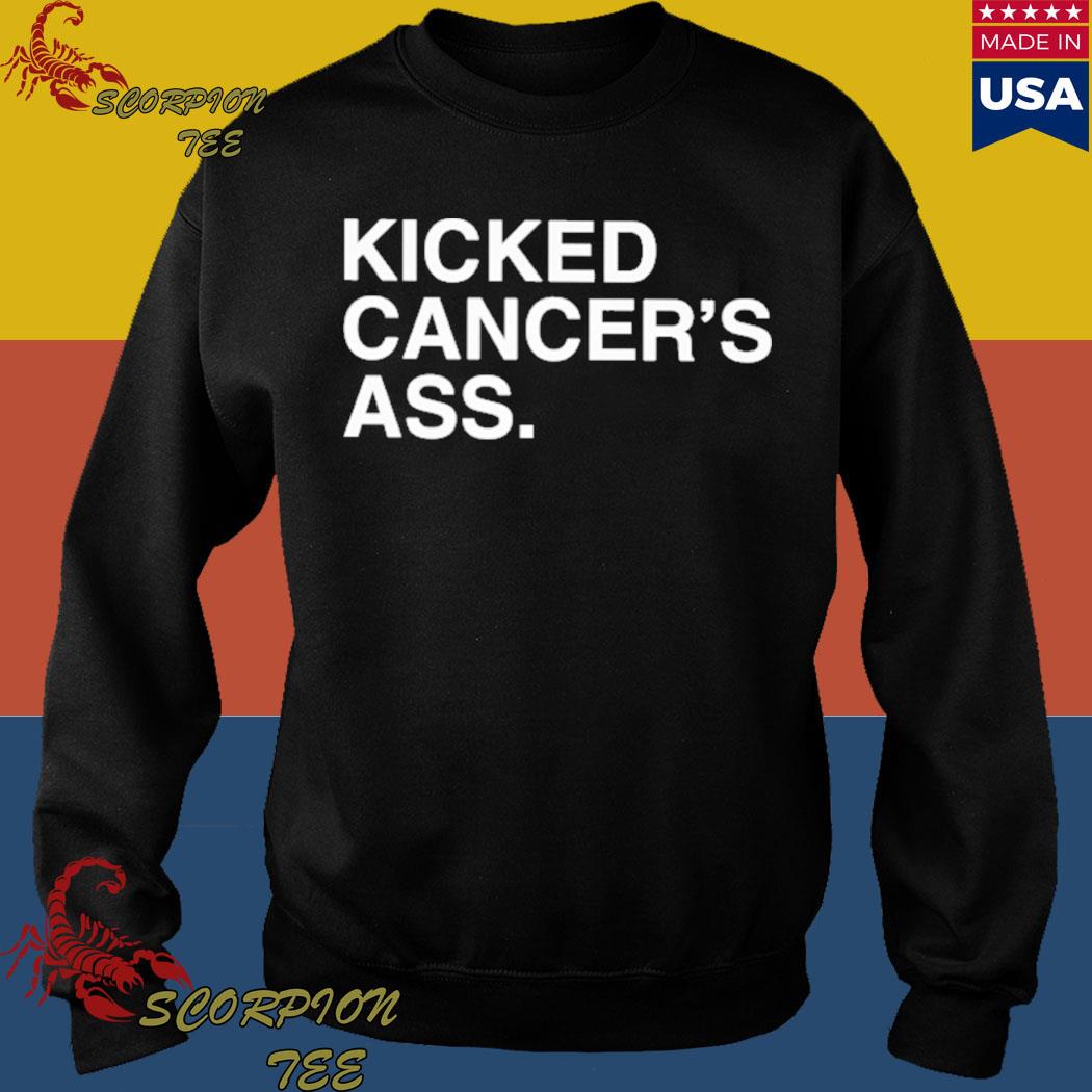 Official Liam hendriks wearing kicked cancer's ass t-shirt, hoodie,  sweater, long sleeve and tank top