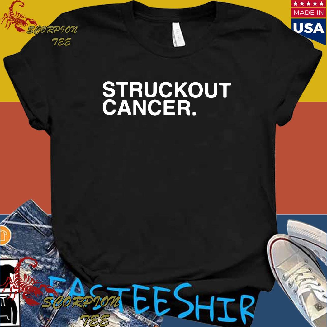 Official liam Hendriks Wearing Struckout Cancer T-Shirts, hoodie, tank top,  sweater and long sleeve t-shirt