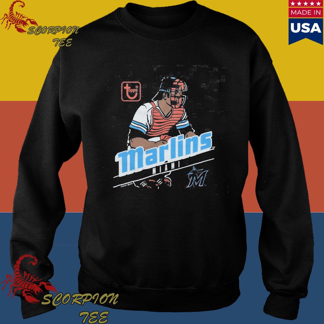 Official Mlb x topps miamI marlins T-shirt, hoodie, tank top, sweater and  long sleeve t-shirt