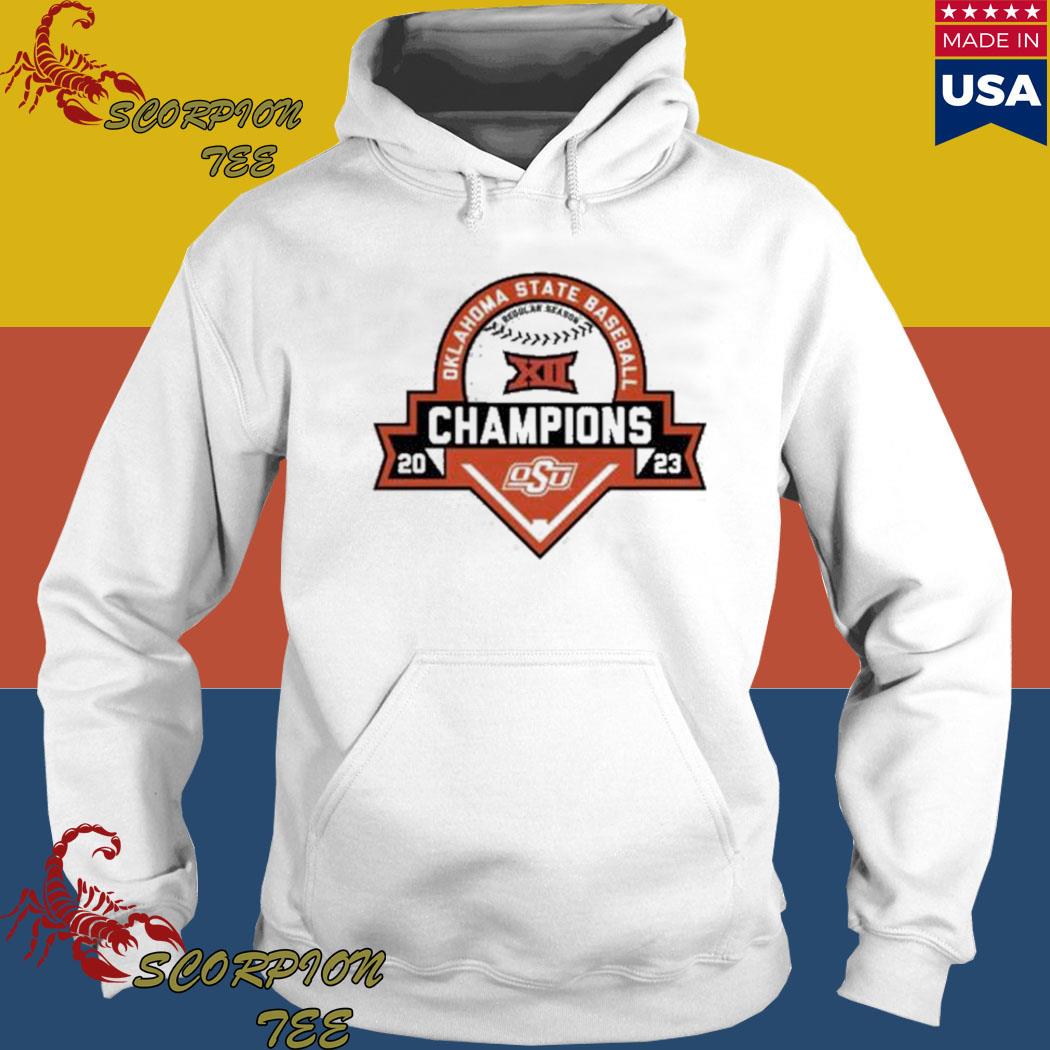 Oklahoma State Cowboys 2023 Big 12 Baseball Regular Season Champions logo  shirt, hoodie, sweater, long sleeve and tank top