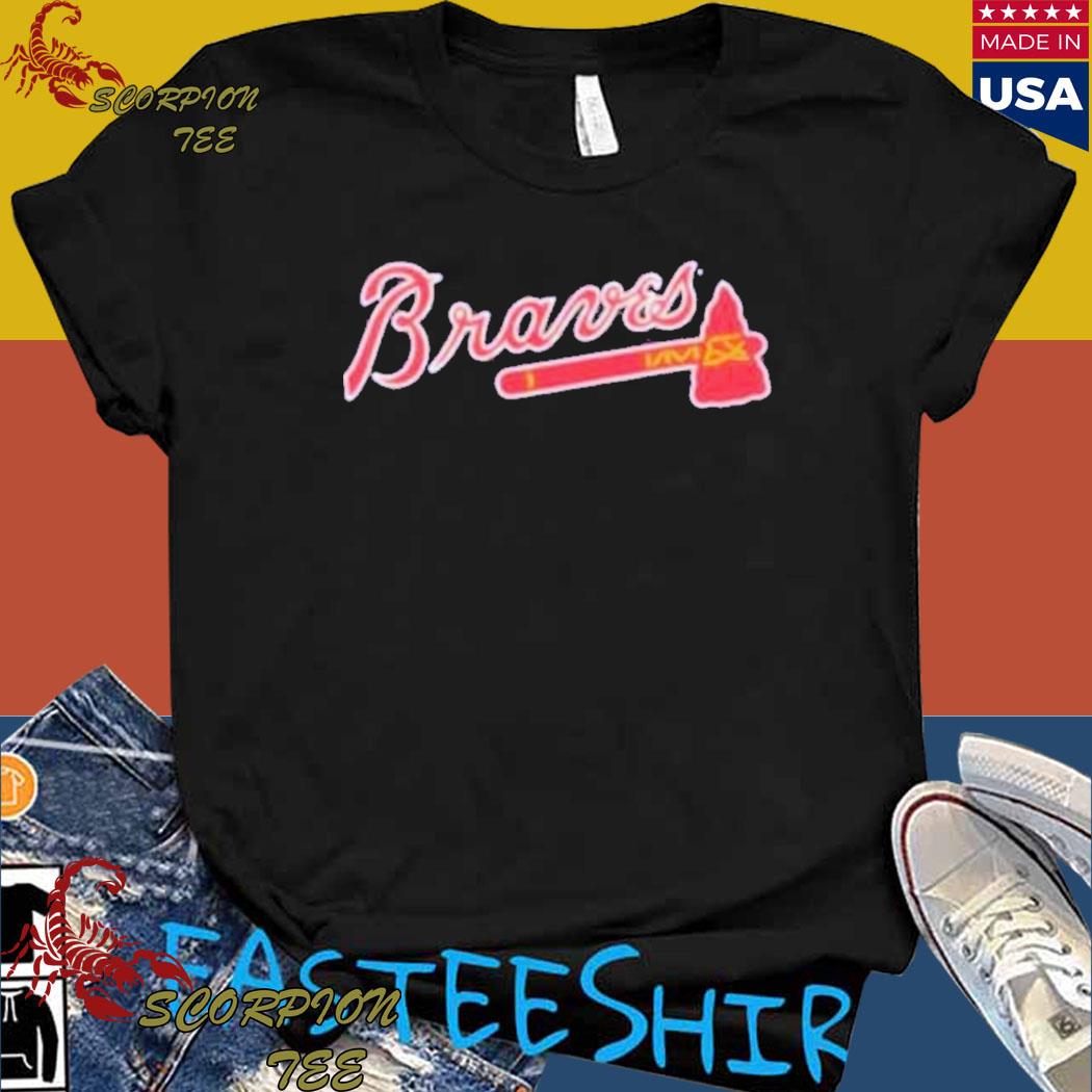 Official new ADULT size XL MLB Atlanta BRAVES Majestic T-Shirt, hoodie,  tank top, sweater and long sleeve t-shirt