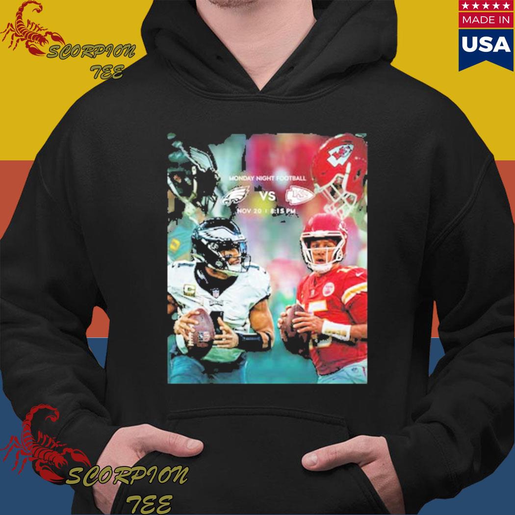 NFL monday night Football Kansas city Chiefs vs philadelphia eagles rematch nov  20 T-shirts, hoodie, sweater, long sleeve and tank top