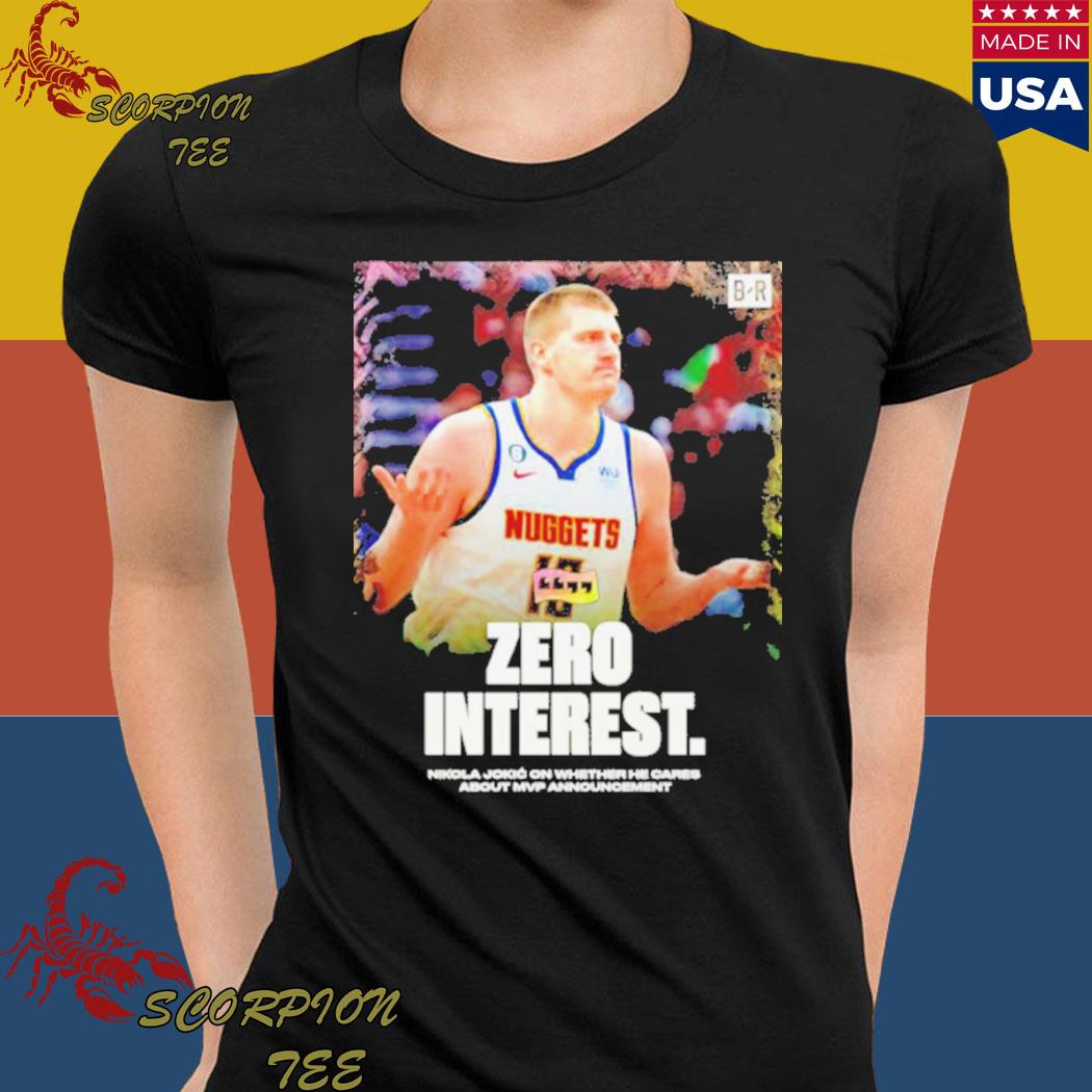 Nikola Jokic Joker MVP Zero interest Shirt - Peanutstee