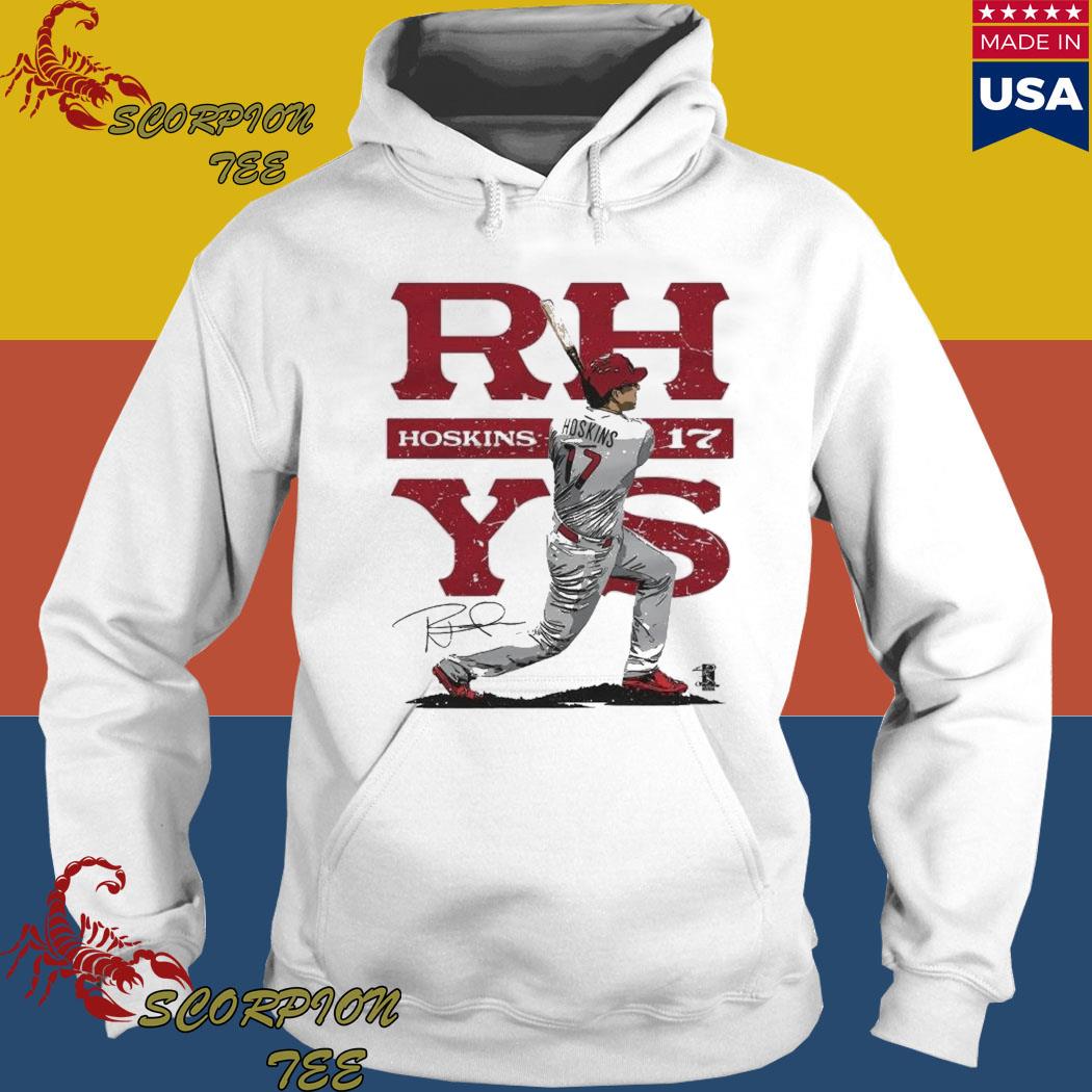 Official philadelphia baseball rhys hoskins split r T-shirt, hoodie, tank  top, sweater and long sleeve t-shirt