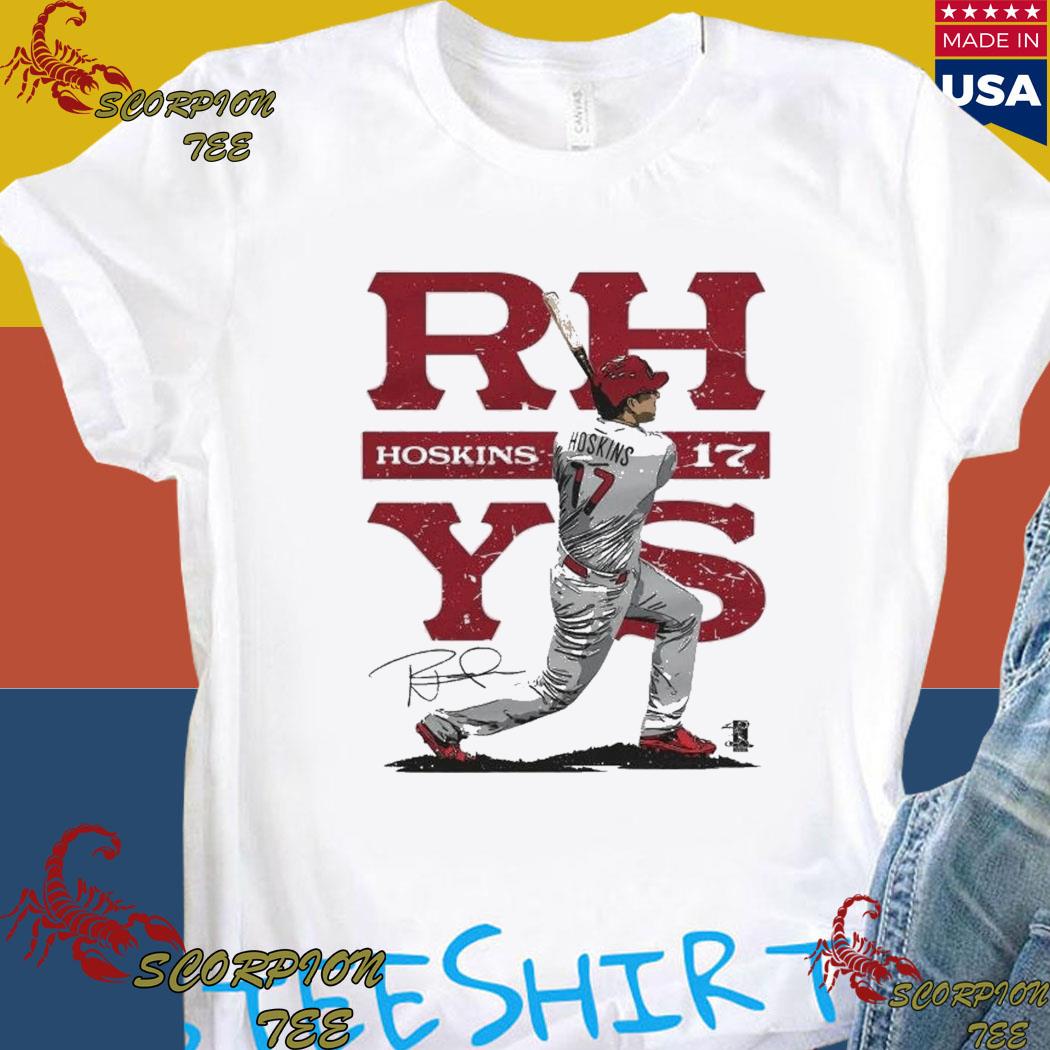 Official philadelphia baseball rhys hoskins split r T-shirt, hoodie, tank  top, sweater and long sleeve t-shirt