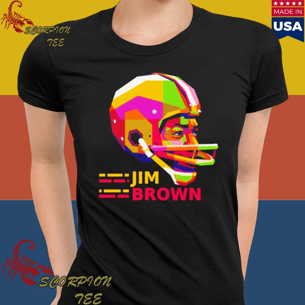 Pop Art Portrait Jim Brown Shirt