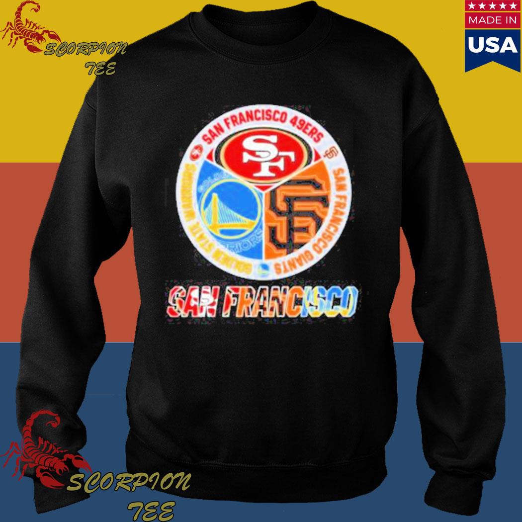 San Francisco 49ers San Francisco Giants Golden State Warriors San  Francisco city skyline logo 2023 shirt, hoodie, sweater, long sleeve and  tank top