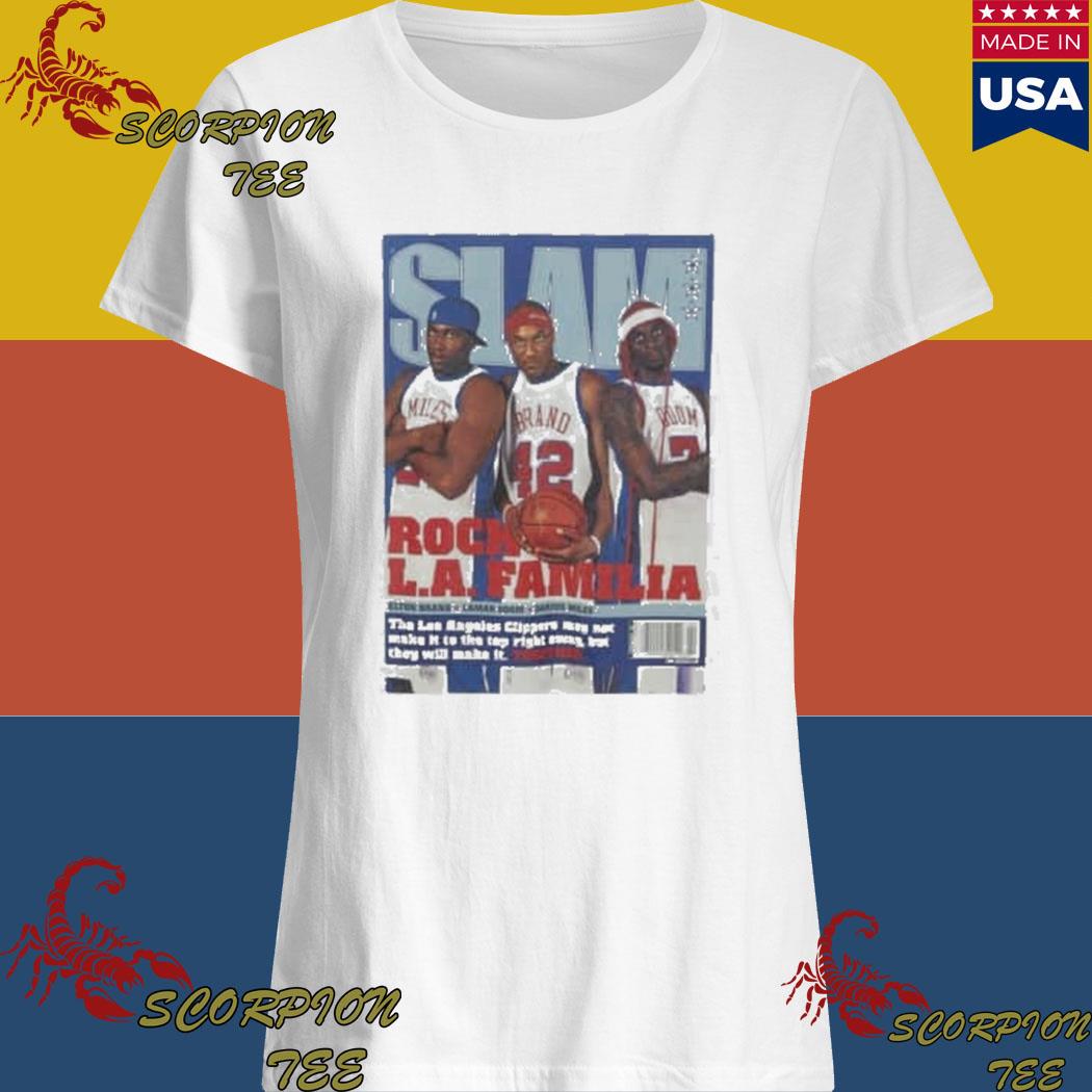 Official slam cover los angeles clippers T-shirt, hoodie, tank top, sweater  and long sleeve t-shirt