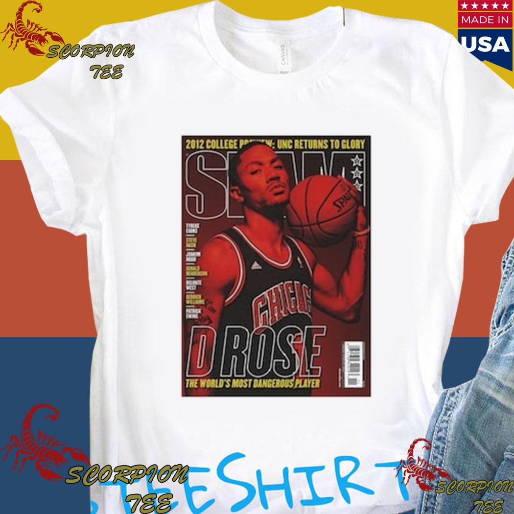 Official slam D-Rose NBA Slam Magazine T-shirts, hoodie, tank top