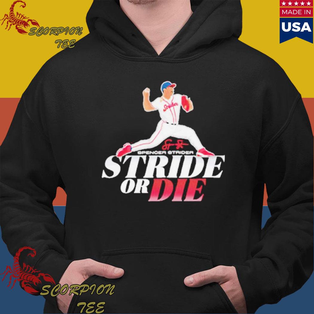  Officially Licensed - Spencer Strider: Stride Or Die T-Shirt :  Clothing, Shoes & Jewelry