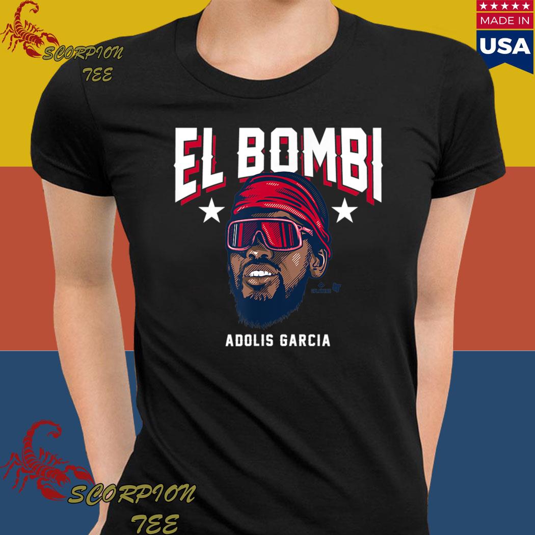 Official adolis Garcia El Bombi Adolis Garcia T-Shirts, hoodie, tank top,  sweater and long sleeve t-shirt