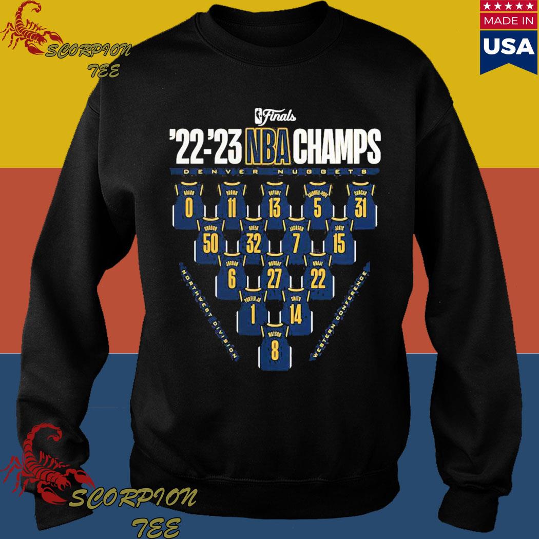 2023 NBA Champions Denver Nuggets 2023 NBA Finals shirt, hoodie, sweater,  long sleeve and tank top