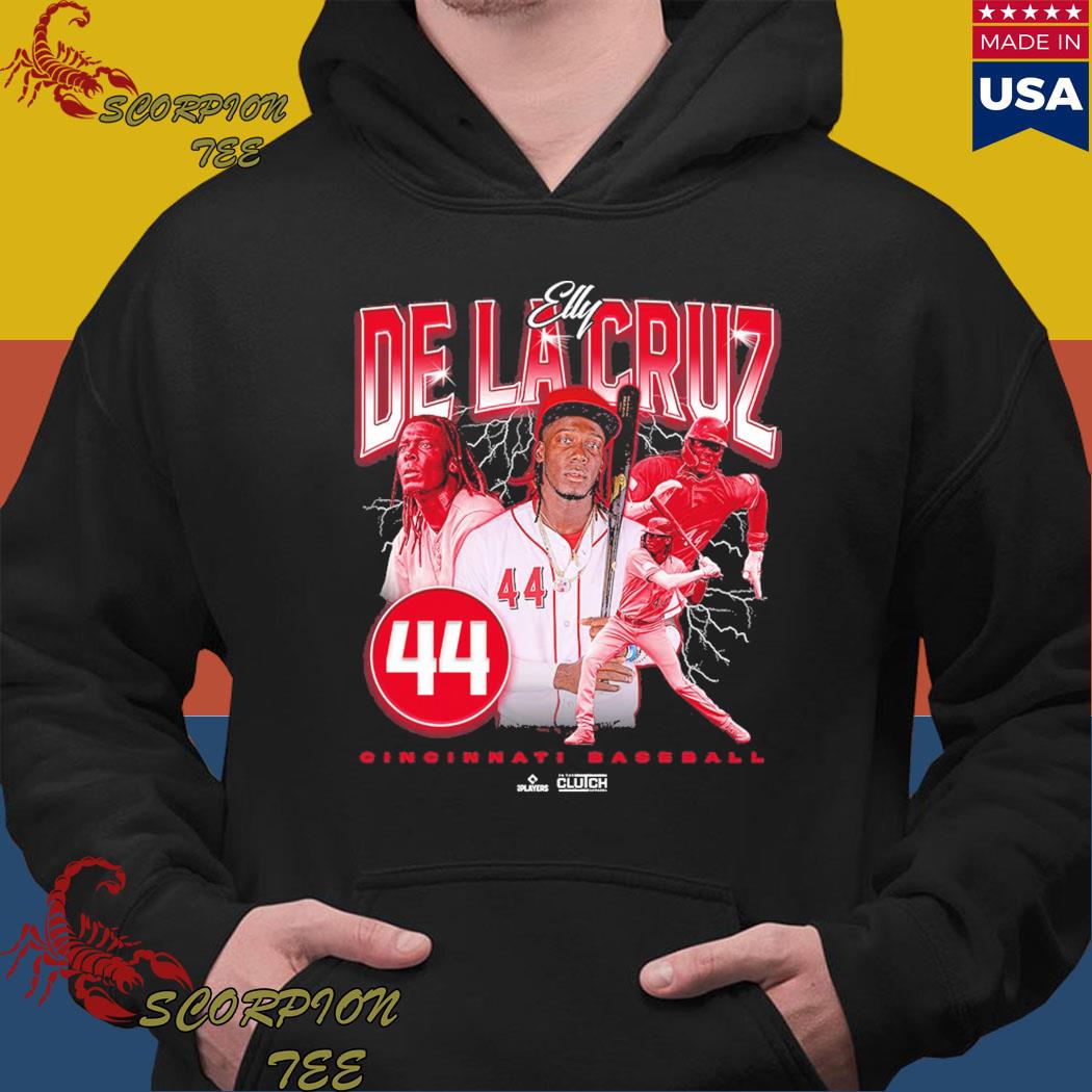 Best elly De La Cruz no 44 Cincinnati Reds baseball retro shirt, hoodie,  sweater, long sleeve and tank top