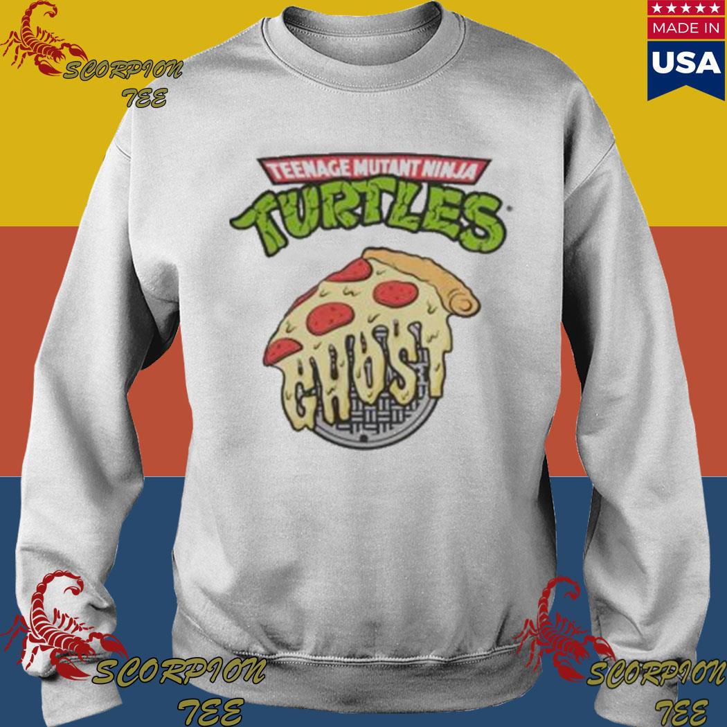 Official ghost lifestyle shop ghost tmnt pizza T-shirts, hoodie, tank top,  sweater and long sleeve t-shirt