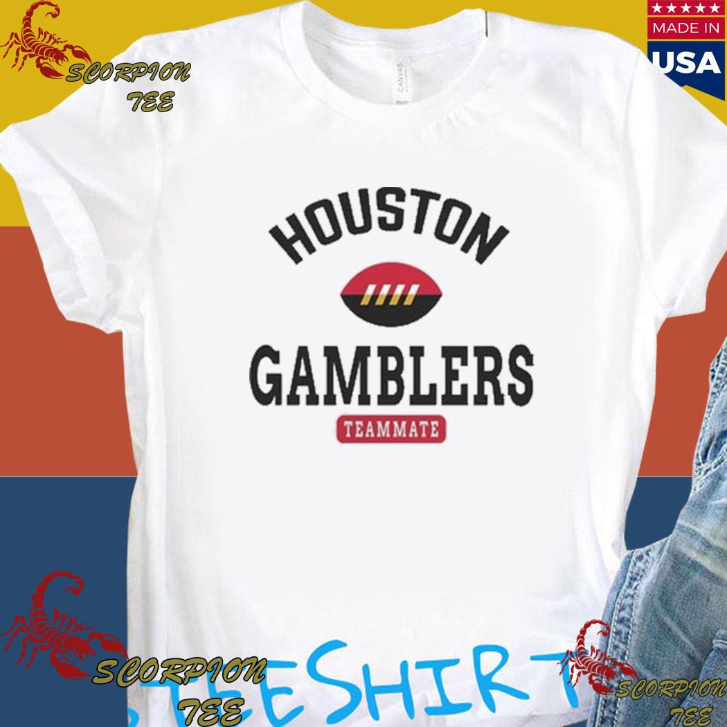 Houston Gamblers: All in, Youth T-Shirt / Large - Pro Football - Sports Fan Gear | BreakingT