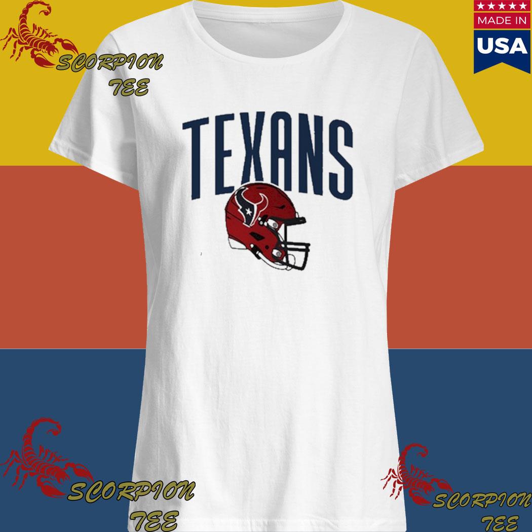 Houston Texans Red Alternate Helmet Shirt - High-Quality Printed Brand