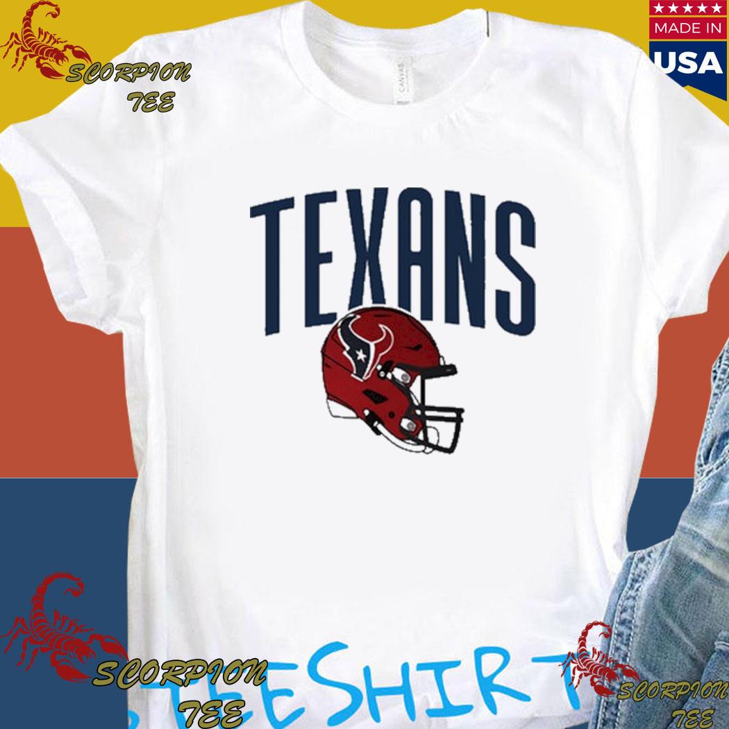 Houston Texans Red Alternate Helmet Shirt - High-Quality Printed Brand