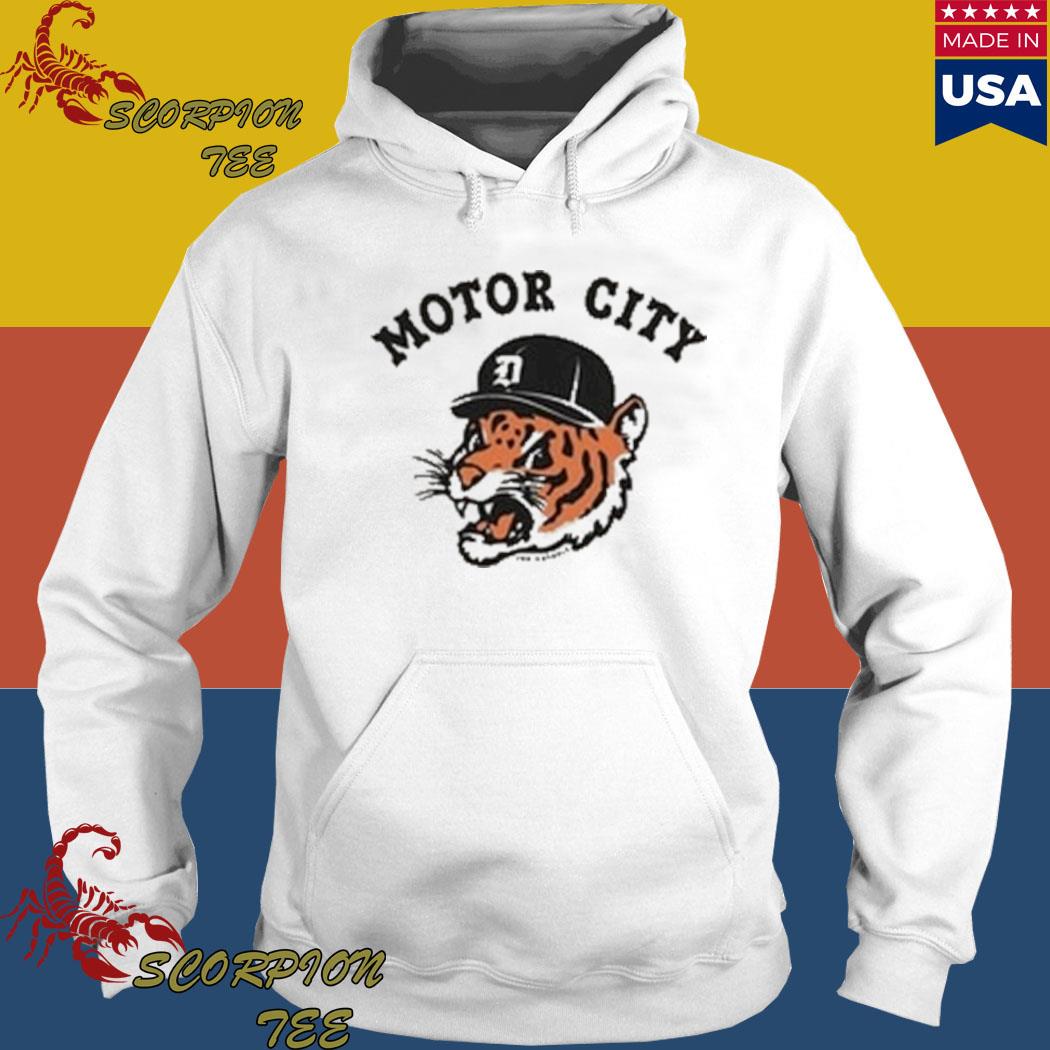 Ink Detroit Motor City Button up Heavyweight baseball tiger shirt