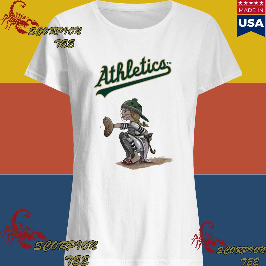 Lids Oakland Athletics Tiny Turnip Toddler Kate the Catcher T